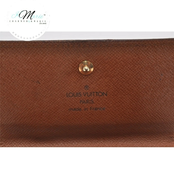 Authentic Louis Vuitton Monogram Porte Monnaie Billet Carte Credit - Picture 11 of 13